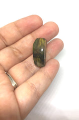 Green Beads, Army Beads, The Sprinkle Collection, 27mm Beads, Rectangle Beads, Log Beads, Bangle Beads, Bracelet Beads, necklace beads