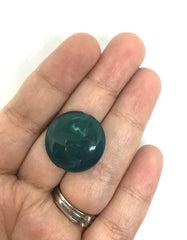 Emerald Beads, Green Beads, The Eclipse Collection, 23mm Beads, circular acrylic beads, bracelet necklace earrings, jewelry making, bangle