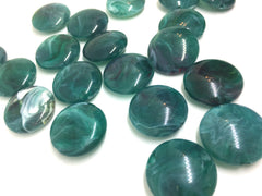 Emerald Beads, Green Beads, The Eclipse Collection, 23mm Beads, circular acrylic beads, bracelet necklace earrings, jewelry making, bangle
