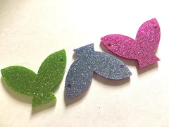 Mermaid Tails, 2 hole acrylic blanks, bangle making beads, acrylic cut outs, mermaid bracelet, mermaid jewelry, glitter mermaid beads