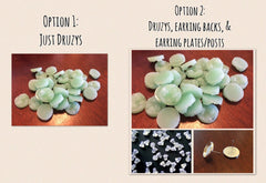 Druzy earring Kit, druzy earring kit, jewelry making kit, earring set, diy kit, diy jewelry, druzy earring studs, 12mm Druzy, cabochon flat
