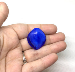 Royal Blue Beads, blue Beads, Acrylic Beads, 31mm beads, Colorful beads, blue jewelry, blue Gemstones, Chunky Beads