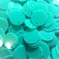 2 Hole Acrylic Disc - BLANK - 1.25" Across - 2 Holes for Bangle Making, Necklace or Keychain, Jewelry Making - Flat Rate Shipping!!
