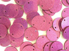 2 Hole Acrylic Disc - BLANK - 1.25" Across - 2 Holes for Bangle Making, Necklace or Keychain, Jewelry Making - Flat Rate Shipping! - pink