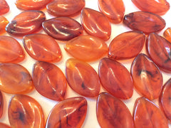 Amber Beads, The Marquise Collection, Fall colors, fall jewelry, brown beads, 30x21mm Beads, orange beads, big acrylic beads, amber jewelry