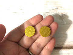 Acrylic Earring Blanks, 16mm earring circles, monogram jewelry, monogram earring, acrylic blanks, circular earrings, acrylic circles, gold