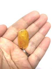Yellow Beads, Marigold, The Surf Collection, 30mm Beads, big acrylic beads, bracelet necklace earrings, jewelry making, acrylic bangle beads