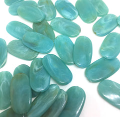 Green Beads, Seafoam, The Surf Collection, 30mm Beads, big acrylic beads, bracelet necklace earrings, jewelry making, acrylic bangle beads