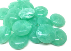 Mint Beads, Green Beads, The Eclipse Collection, 23mm Beads, circular acrylic beads, bracelet necklace earrings, jewelry making, bangle