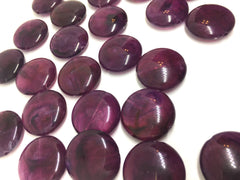 Purple Beads, Eggplant Beads, The Eclipse Collection, 23mm Beads, circular acrylic beads, bracelet necklace earrings, jewelry making, bangle