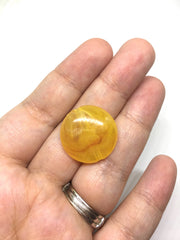 Yellow Beads, Marigold Beads, The Eclipse Collection, 23mm Beads, circular acrylic beads, bracelet necklace earrings, jewelry making, bangle