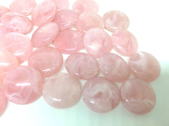 Pink Beads, Light Pink Beads, The Eclipse Collection, 23mm Beads, circular acrylic beads, bracelet necklace earrings, jewelry making, bangle