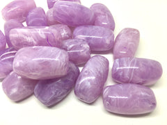 Purple Beads, Lavender, 32mm rectangle Gemstone Beads, The Treasure Collection, acrylic beads, craft supplies, wire bangle jewelry making