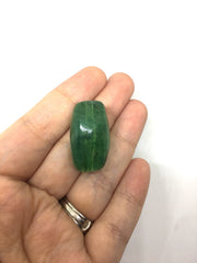 Green Beads, Jalapeno, 32mm rectangle Gemstone Beads, The Treasure Collection, acrylic beads, craft supplies, wire bangle jewelry making