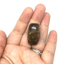 Brown Beads, Hot Cocoa, 32mm rectangle Gemstone Beads, The Treasure Collection, acrylic beads, craft supplies, wire bangle jewelry making