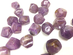 Purple Beads, Acrylic Beads, The Jet-Setter Collection, 22mm beads, Colorful beads, Multi-Color Beads, Gemstones, Chunky Beads