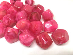 Pink Beads, Acrylic Beads, The Jet-Setter Collection, 22mm beads, Colorful beads, Multi-Color Beads, Gemstones, Chunky Beads