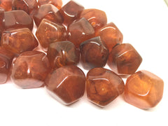 Brown Beads, Amber Beads, Acrylic Beads, The Jet-Setter Collection, 22mm beads, Colorful beads, Multi-Color Beads, Gemstones, Chunky Beads
