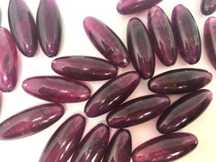 Purple Beads, Eggplant, The POD Collection, 33mm Beads, big acrylic beads, bracelet, necklace, acrylic bangle beads, purple jewelry