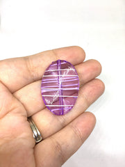 Light PURPLE Beads, oval 36mm Large colorful acrylic beads, bangle or jewelry making, Lavender Lilac beads, purple necklace, purple bracelet