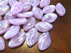 Lavender Beads, The Marquise Collection, light purple beads, purple beads, 30x21mm Beads, purple acrylic beads, purple bracelet, lilac beads