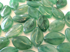 Jalapeño Beads, The Marquise Collection, jewelry beads, 30x21mm Beads, bangle beads, big acrylic beads, green jewelry, green bracelet