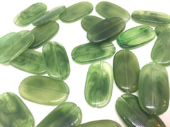 Green Beads, Jalapeño, The Surf Collection, 30mm Beads, big acrylic beads, bracelet necklace earrings, jewelry making, acrylic bangle beads