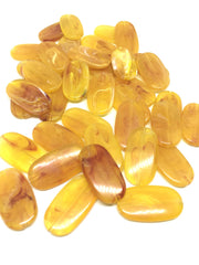 Yellow Beads, Marigold, The Surf Collection, 30mm Beads, big acrylic beads, bracelet necklace earrings, jewelry making, acrylic bangle beads