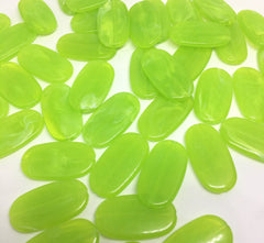 Green Beads, Lime, The Surf Collection, 30mm Beads, big acrylic beads, bracelet necklace earrings, jewelry making, acrylic bangle beads