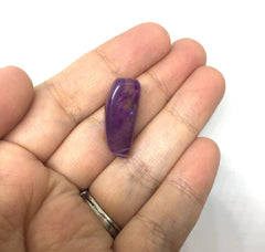 Purple Beads, The Sprinkle Collection, 27mm Beads, Rectangle Beads, Log Beads, Bangle Beads, Bracelet Beads, necklace beads, purple jewelry