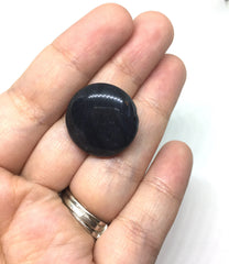 Black Beads, The Eclipse Collection, 23mm Beads, circular acrylic beads, bracelet necklace earrings, jewelry making, bangle