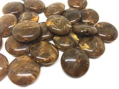 Brown Beads, Hot Cocoa Beads, The Eclipse Collection, 23mm Beads, circular acrylic beads, bracelet necklace earrings, jewelry making, bangle