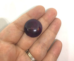 Purple Beads, Eggplant Beads, The Eclipse Collection, 23mm Beads, circular acrylic beads, bracelet necklace earrings, jewelry making, bangle