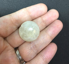 Cream Beads, The Eclipse Collection, 23mm Beads, circular acrylic beads, bracelet necklace earrings, jewelry making, bangle