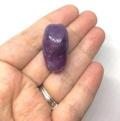 Purple Beads, 32mm rectangle Gemstone Beads, The Treasure Collection, acrylic beads, craft supplies, wire bangle jewelry making