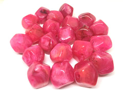 Pink Beads, Acrylic Beads, The Jet-Setter Collection, 22mm beads, Colorful beads, Multi-Color Beads, Gemstones, Chunky Beads