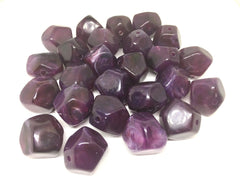 Purple Beads, Eggplant, Acrylic Beads, The Jet-Setter Collection, 22mm beads, Colorful beads, Multi-Color Beads, Gemstones, Chunky Beads