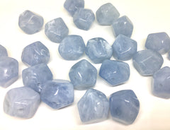 Blue Beads, Sky Blue, Acrylic Beads, The Jet-Setter Collection, 22mm beads, Colorful beads, Multi-Color Beads, Gemstones, Chunky Beads