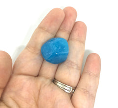 Blue Beads, Caribbean , Acrylic Beads, The Jet-Setter Collection, 22mm beads, Colorful beads, Multi-Color Beads, Gemstones, Chunky Beads