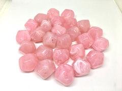 Pink Beads, Soft Pink, Acrylic Beads, The Jet-Setter Collection, 22mm beads, Colorful beads, Multi-Color Beads, Gemstones, Chunky Beads