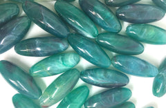 Green Beads, Emerald, The POD Collection, 33mm Beads, big acrylic beads, bracelet, necklace, acrylic bangle beads, green jewelry