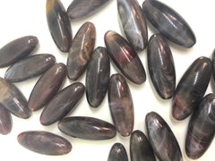 Black Beads, Smoke, The POD Collection, 33mm Beads, big acrylic beads, bracelet, necklace, acrylic bangle beads, black jewelry