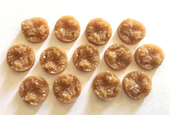 12mm Druzy Cabochons, caramel brown, jewelry making kit, earring set, diy jewelry, druzy studs, 12mm Druzy, cabochon, stud earrings, brown
