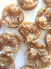 12mm Druzy Cabochons, caramel brown, jewelry making kit, earring set, diy jewelry, druzy studs, 12mm Druzy, cabochon, stud earrings, brown