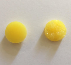 12mm Druzy Cabochons, Honey Butter, jewelry making kit, earring set, diy jewelry, druzy studs, 12mm Druzy, cabochon, stud earrings