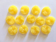 12mm Druzy Cabochons, Honey Butter, jewelry making kit, earring set, diy jewelry, druzy studs, 12mm Druzy, cabochon, stud earrings