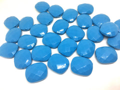 Blue Cushion Cut beads, black 25mm Beads, Rectangle Beads, Oval Beads, Bangle Beads, Bracelet Beads, necklace beads, blue bangle beads