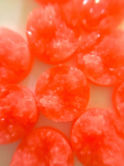 12mm Druzy Cabochons, Coral, jewelry making kit, earring set, diy jewelry, druzy studs, 12mm Druzy, cabochon, stud earrings