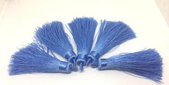 Cornflower Blue Tassels, tassel earrings, Silk Tassels, 3 Inch 80mm Tassel, blue jewelry, tassel necklace, blue necklace, long light blue