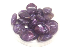 Purple 31mm acrylic beads, chunky statement necklace, wire bangle, jewelry making, QUEEN Collection, oval beads, large purple bridesmaid